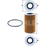 KNECHT Olejový filtr OX554D1