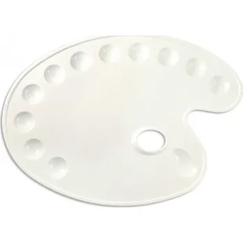 Paleta na barvy Plastová paleta velká 37x26cm (Plastová paleta velká 37x26cm)