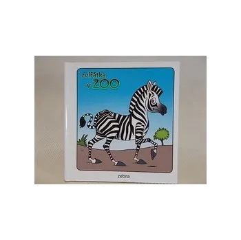 Hračka pro nejmenší Leporelo Zvířátka v ZOO 80 x 90 mm