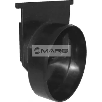 Koncovka ke žlabu SOLID, CAR, CARPLUS s nátrubkem, DN 100, 850085