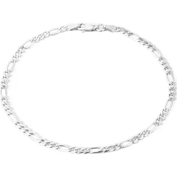 Náramek Stříbrný náramek figaro 22 cm