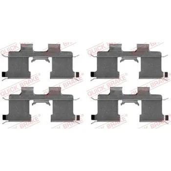 Brzdový komplet QUICK BRAKE Sada příslušenství, obložení kotoučové brzdy 1091667