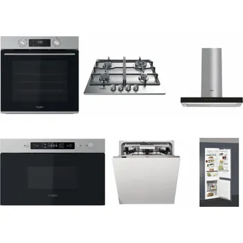 Set domácích spotřebičů WHIRLPOOL OMK58CU1SX + WHIRLPOOL TKRL 661 IX EU + WHIRLPOOL WHBS 62F LT K + WHIRLPOOL MBNA910X + WHIRLPOOL WIO 3O540 PELG + WHIRLPOOL ART 66112