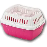 Přepravka TOMMI Hipster Small pro hlodavce růžová 22,9x16,9x16,2cm