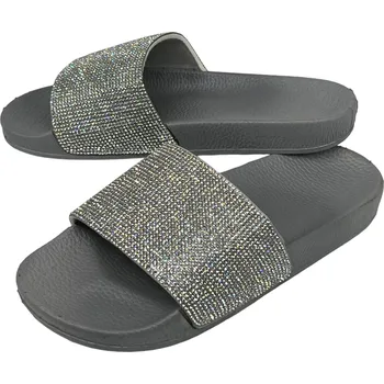 Dámské pantofle Adcz Dámské šedé pantofle 01 Barva: Šedá, Velikost: 37