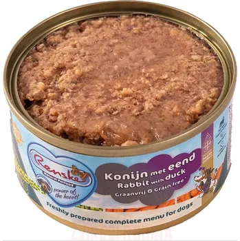 Krmivo pro psa Renske Paštika z čerstvého králičího a kachního masa - 95g pro psy