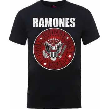 Pánské tričko Merch Ramones: Tričko Red Fill Seal XL