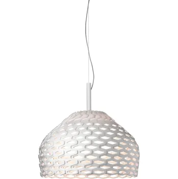 Flos F7766009 Tatou S2, bílý designový lustr, 1x205W E27, prům. 50cm