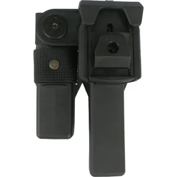 Teleskopický obušek Dvojité rotační plastové pouzdro pro teleskopický obušek a pro svítilnu | BH-LH-05