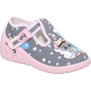 Dívčí bačkory BIGHORN BERTA 5002 C Dětská domácí obuv 21 5002C_21