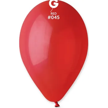 Balónek Gemar #045 Kulatý latexový balónek 30 cm - Tmavě červená