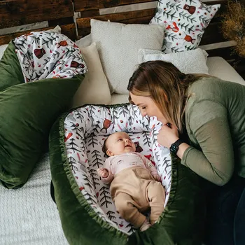 Hnízdečko pro miminko Lily is sailing Hnízdečko Lesní život khaki