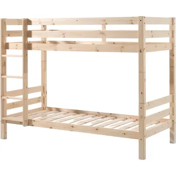 Dětská postel Vyšší borovicová dvoupatrová postel Vipack Pino 90 x 200 cm