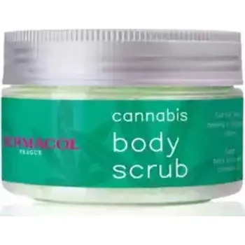 Tělový peeling Dermacol Cannabis cukrový peeling 200g tělový
