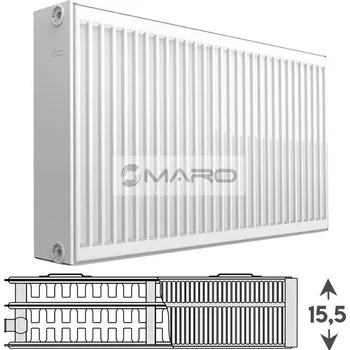 Radiátor Korad Radiators Klasik Ventil Kompakt 33 Radiátor deskový, VKS, střední 300 x 900 x 155 mm, 1249 W (75/65°C), bílý, 33VS300900