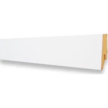 Podlahová lišta soklová Krono Original LK58 - bílá 9002 (2,4 m)