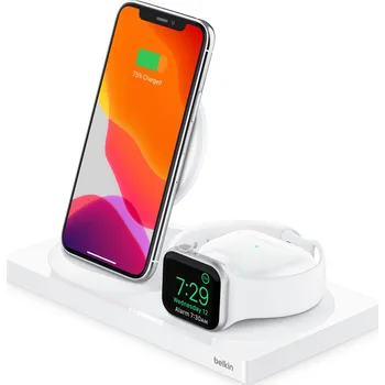 Belkin BOOST CHARGE 3-in-1 bezdrátová nabíječka pro Apple WIZ004ttWH-APL (iPhone + Apple Watch + AirPods)
