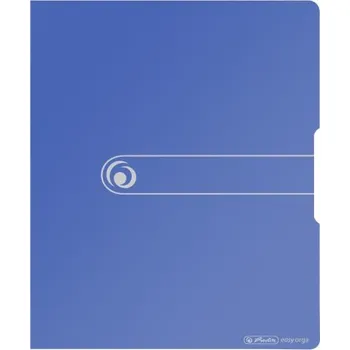 Pořadač PP Herlitz easy orga A4/4cm, dvoukroužkový - neprůhledný modrý