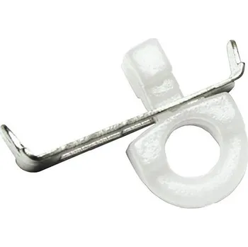 Garnýž Doraz pevný Toronto bíý/kovový