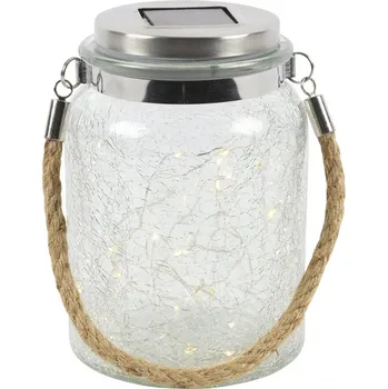 Lucerna Solární LED lampa Letty čirá 15,5x11 cm (136476 036 782950 lampa LED čirá)