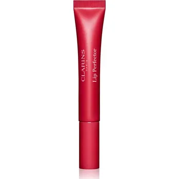 Přípravek na tvář Clarins Lip Perfector Glow třpytivý lesk na rty a tváře odstín 24 fuchsia glow 12 ml