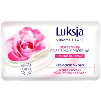 Mýdlo Luksja Rose krémové tyčinkové mýdlo růže a mléčné proteiny, 90 g