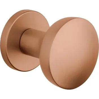 Dveřní kování AS - KOULE ORTICA - R 7S rozety PZ, koule otočná/otočná CUM PVD - Měď matná PVD