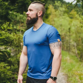 Pánské tričko TERMOVEL Funkční tričko ICE KRR modré VELIKOST: XL