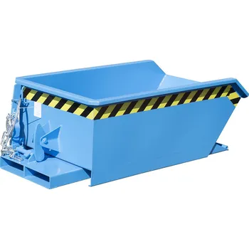 Popelnice Výklopný kontejner MINI s výpustí a víkem, 230 l