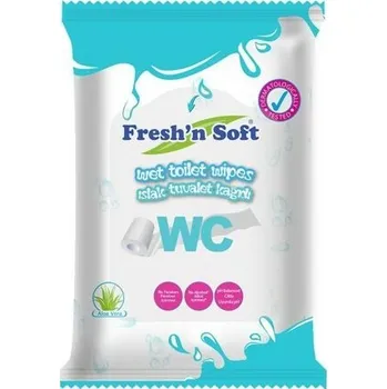 Toaletní papír Fresh 'n soft Freshn soft vlhký toaletní papír VEGAN 60ks