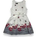 SD Dívčí bílé šaty 09 Barva: Bílá, Velikost: 110/116