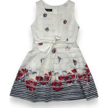 Dívčí šaty SD Dívčí bílé šaty 09 Barva: Bílá, Velikost: 110/116