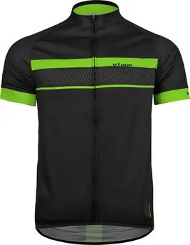 cyklistický dres Etape Dream 2.0 s krátkým rukávem M černý/zelený XXL