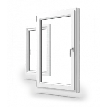 Okno Plastové okno jednokřídlé - kalkulace, Panty při pohledu ZEVNITŘ VPRAVO, Vnitřní barva Bílá, Počet skel 2 skla, Síla rámu 70mm, Typ skla Bezpečnostní 3-1-3 1kř-kalk