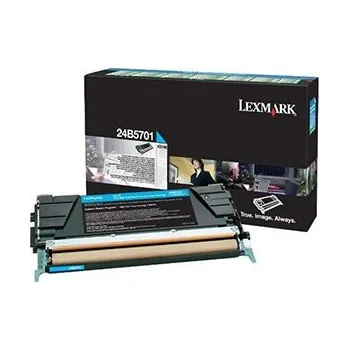 Lexmark 24B5701 azurový (cyan) originální toner