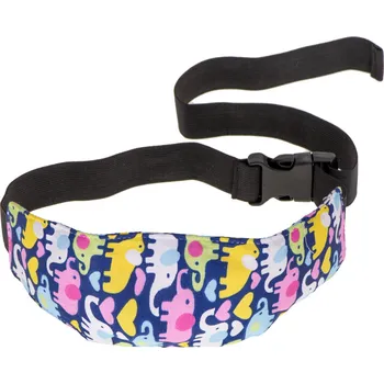 Fixátor hlavy pro dítě do autosedačky KX78505 slon