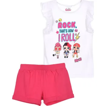 Dívčí pyžamo LOL SURPRISE Dívčí komplet L.O.L SURPRISE ROCK bílý Velikost: 116