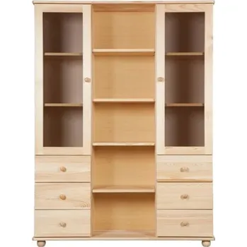 regál dřevěný regál, knihovna&nbsp; z masivního dřeva borovice Regál 28 jandr