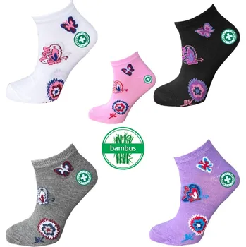Dámské ponožky PeSaiL Dámské zdravotní bambusové kotníkové ponožky (Balení/5 pár) Barva: Mix barva, Velikost: 37-42