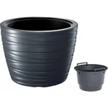 Nohel Garden Obal na květník MAZE SMALL 2v1 plastový d48x35cm