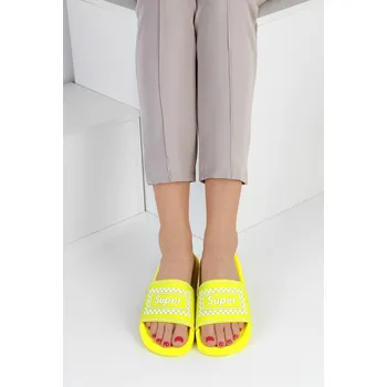Dámské pantofle DoAndBe Letní pantofle CK123FLUO.YE Velikost: 37