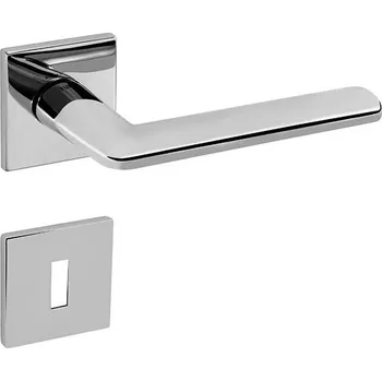 Dveřní kování TI - ELIPTICA - HR 3098Q 5S rozety WC, klika/klika OC - ​​Chrom lesklý (03)