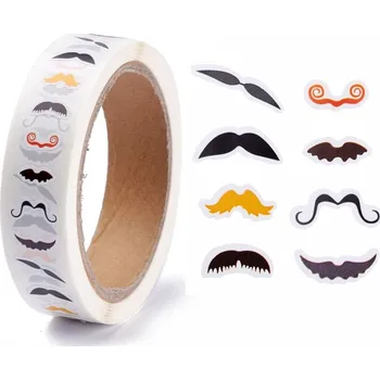 samolepka Samolepky na kotoučku - Vousy