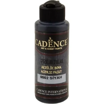 Výtvarná barva Akrylová barva CADENCE PREMIUM 2XL, 250 ml - černá (black)