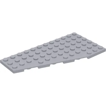 Stavebnice LEGO 30355 Light Bluish Gray Wedge, Plate 12 x 6 Left (Světle modrošedý klín, deska 12 x 6 vlevo)