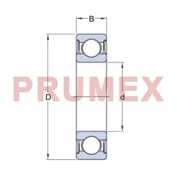 SKF 61813-2RZ kuličkové ložisko