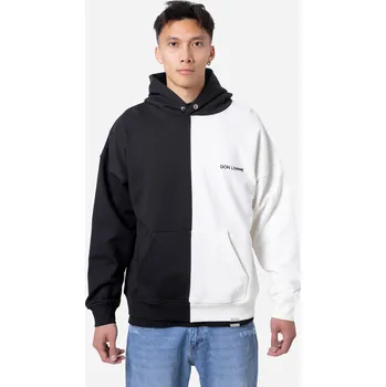 Pánská mikina Don Lemme Oversized Mikina Halved - black/white Velikost: S