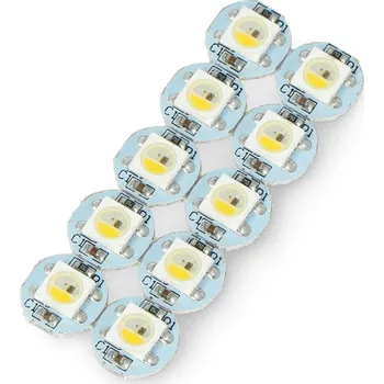 LED osvětlení Mini Button PCB NeoPixel RGBW - SK6812 - adresovatelné LED diody - 10ks. - Adafruit 4776
