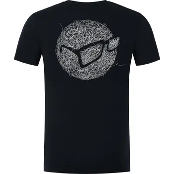 Rybářské oblečení Korda Tričko Birdsnest Tee Dark Black vel. S