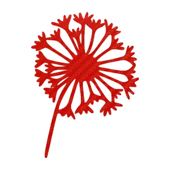 Samolepící dekorace SAMOLEPKA Pampeliška 002 pravá odkvetlá (53 - 3D karbon červený) NA AUTO, NÁLEPKA, FÓLIE, POLEP, TUNING, VLASTNÍ TEXT, TISK, AUTOSAMOLEPKY.cz, POLEPY, OBRÁZEK, LOGO, SAMOLEPKY